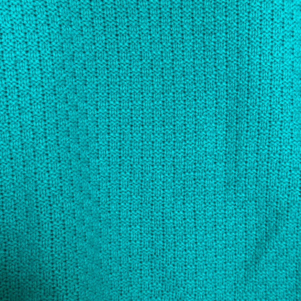 A.N.A A New Approach Teal Textured Knit Sweater Size Large - Picture 5 of 7